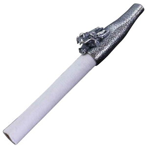 【送料無料】 龍頭 龍煙管 シルバー 和柄 和風 竜 ドラゴン 喫煙具 煙草 葉タバコ タバコ ギフト パイポ 葉巻 メンズ 男性用