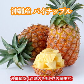 【送料無料・即発送可】沖縄県産パイナップル(パインアップル) 1kg以上(1〜2玉)パイン パイナップル 沖縄 フルーツ 果物 盛り合わせ お中元 お歳暮 ギフト 贈り物 父の日 母の日 出産祝 手土産 結婚祝 プチギフト ハワイパイン ジュワリーパイン 新鮮直送