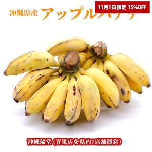 【11/1限定!15%OFF】【即発送可・送料無料】沖縄県産アップルバナナフルーツ 果物 お中元 お歳暮 ギフト 贈り物 父の日 母の日 出産祝 手土産 結婚祝 プチギフト