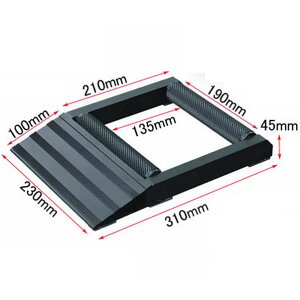 黒塗装アルミウムローラースタンド タイヤのメンテに P039