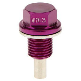 【ネコポス限定】ネオジウムマグネット オイルドレンボルトM12x1.25 紫色 YZA031