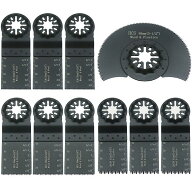 マルチツール用替刃ブレード10枚セット スターロック互換＆OIS互換 金属＆木工用替え刃 T325A
