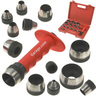13pc ガスケットシート穴あけポンチセット 5〜35mm J060