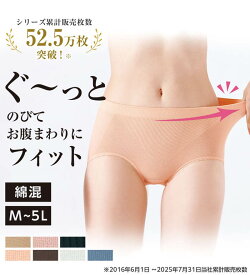 【2点20%OFFクーポン配布中】 ショーツ M L LL 3L 4L 5L 綿混のびのびフィットミラクるショーツ(M〜5L) RyuRyu リュリュ レディース ファッション レディース インナー リュリュ インナー 下着 パンツ