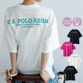 GeeRA（ジーラ）Tシャツ 【US　POLO　ASSN】バックロゴTシャツ(M～LL) 40代 レディース トップス シャツ