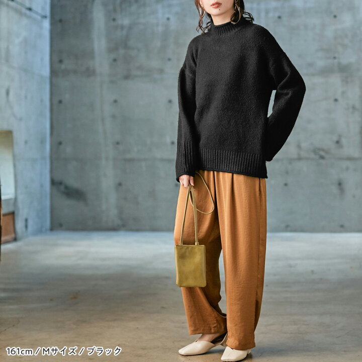楽天市場 Web限定 ニットプルオーバー ふんわりハイネックゆるニット 30代 40代レディースファッション レディース Ryuryu リュリュ 秋冬 秋服 冬服 ニット プルオーバー トップス 大きいサイズ Ryuryu リュリュ