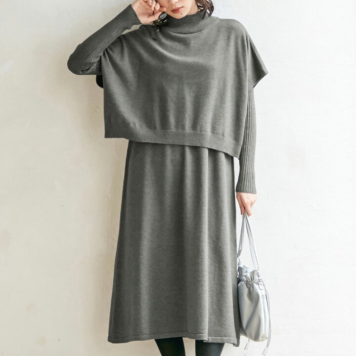 楽天市場 クーポン利用で4100円に Web限定 ニットワンピース M L Ll 3l ２点セット フレアーニットワンピース M 3l 30代 40代レディースファッション レディース Ryuryu リュリュ 秋冬 秋服 冬服 ニット ワンピース 大きいサイズ 体型カバー Ryuryu リュリュ