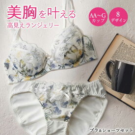 GeeRA（ジーラ）プチプラブラ＆ショーツセット(AA65M～C80L) レディース 秋 秋服 インナー 下着 ブラジャー ショーツ セット 勝負下着 かわいい セクシー ブラセット