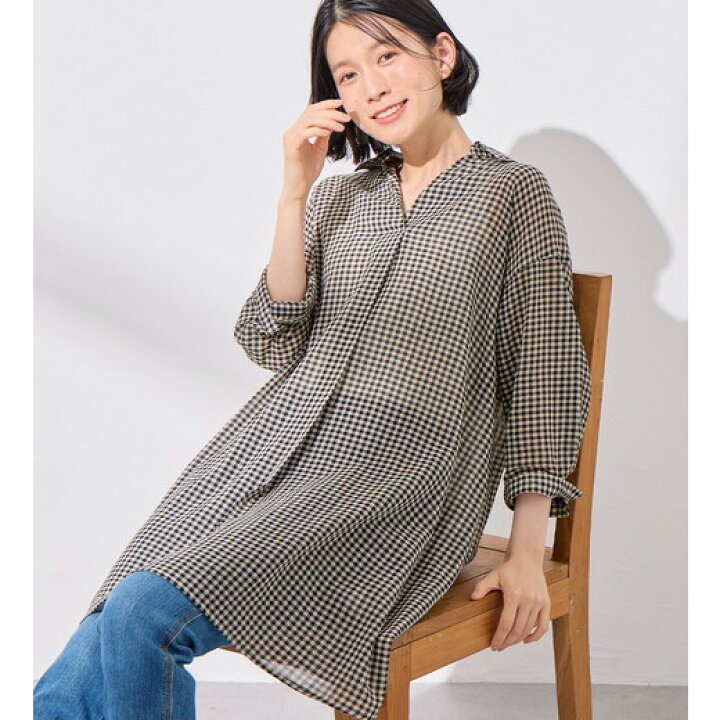 楽天市場】綿素材シアーAラインスキッパーワンピース レディース 夏  