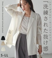【ポイント20倍 4/17迄】 テーラードジャケット レディース シアーダブルジャケット 2026春 ラナン RANAN…