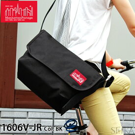 【新生活応援フェア】マンハッタンポーテージ Manhattan Portage メッセンジャーバッグ ショルダーバッグ 1606V JR BK ブラック メンズ レディース 通勤 通学 鞄 かばん ギフト 斜め掛け