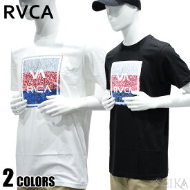 RVCA ルーカ 半袖 Tシャツ AVYZT 000868 (4)WHT ホワイト (5)BLK ブラック HAWAII DEFER Tシャツ クルーネック 丸首 ホワイト ブラック メンズ カジュアル トップス アパレル ネコポス配送 (NPS)