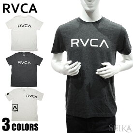 RVCA ルーカ Tシャツ 半袖 (1)ANW (2)BLK (3)LGH Tシャツ クルーネック 丸首 ホワイト ブラック グレー メンズ カジュアル トップス アパレル ネコポス配送 (NPS)