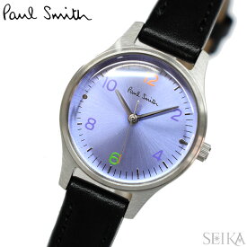 【無地BOX】ポールスミス PAUL SMITH The City Mini ザ・シティミニ 時計 (95)BT2-611-90 腕時計 レディース パープル ブラック レザー
