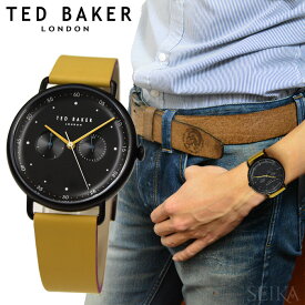 テッドベーカー TEDBAKER GEORGE ジョージ (70)TE50520005 ブラック イエロー 時計 腕時計 レザー