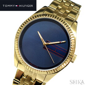 【楽天スーパーSALE】トミーヒルフィガー TOMMYHILFIGER 1782081(314) 時計 腕時計 レディース ネイビー ゴールド