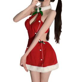 300円OFFクーポン セクシー ランジェリー ベビードール 誘惑下着 クリスマス コスプレ レディース 大人 かわいい 大きいサイズ サンタコスプレ 衣装 コスチューム エッチな下着 新婚旅行 結婚記念日 クリスマスお泊り WQ7UE