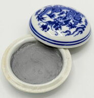 印泥 上海西泠印社 　『銀色印泥』　1/2両装　15克（15g）銀印泥「上海西冷印社　朱肉 落款 篆刻 書道用…