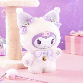 海外限定 サンリオ クロミ ぬいぐるみキーホルダー マスコット チャーム 猫 着ぐるみシリーズ MOETCH