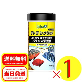 テトラ シクリッド ミニスティック 75g 浮上性 小さなスティックタイプ 中・大型魚の主食 淡水魚 海水魚 フード エサ 餌