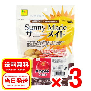 三晃商会 SANKO サニーメイド アップル 20g×3個セット 小動物のおやつ 無添加補助食 ウサギ モルモット チンチラ デグー ハムスター シマリス F86