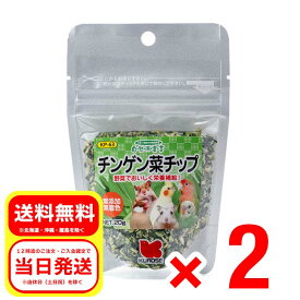 2個セット 黒瀬ペットフード チンゲン菜チップ 20g 自然派宣言 栄養補助食 小鳥 小動物 エサ 餌 フード 無添加 無着色 KP-63