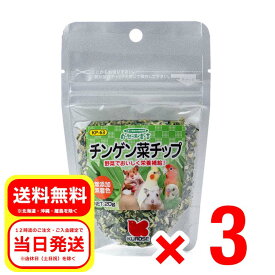 3個セット 黒瀬ペットフード チンゲン菜チップ 20g 自然派宣言 栄養補助食 小鳥 小動物 エサ 餌 フード 無添加 無着色 KP-63