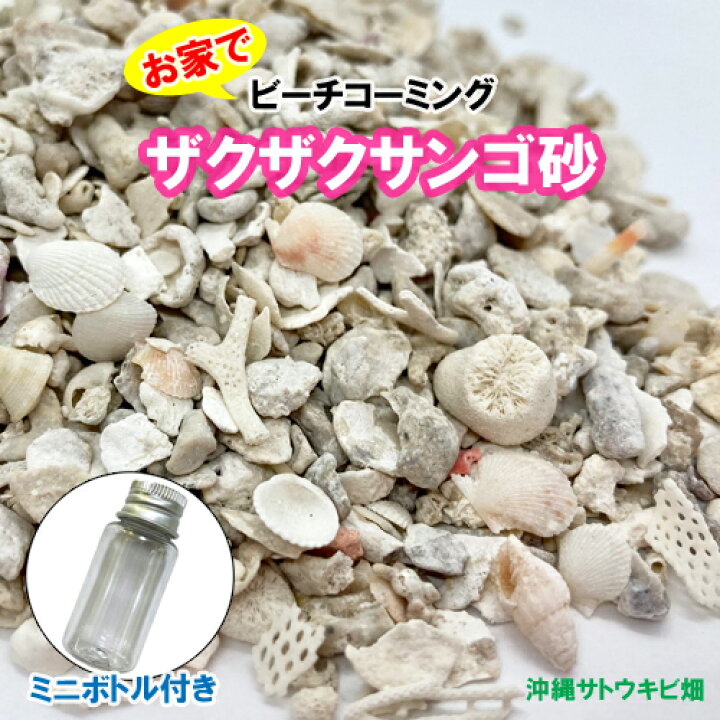 楽天市場 お家でビーチコーミング ザクザクサンゴ砂 1kg 沖縄サトウキビ畑