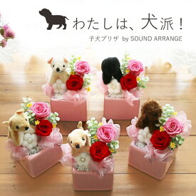 楽天市場 犬 ぬいぐるみ 花 ガーデン Diy の通販