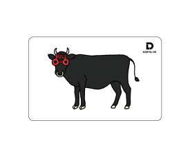 【メール便OK】ダーツ ゲームカード【ダーツライブ】#54 黒牛