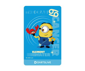 【メール便OK】ダーツ ゲームカード【ダーツライブ】ミニオン 12星座シリーズ CANCER（かに座）