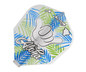 【メール便OK】ダーツ フライト【8フライト】レン・アグウィリーモデル シェイプ クリア