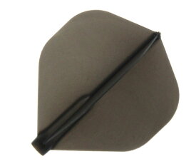 【メール便OK】ダーツ フライト【フィットフライト】スタンダード　ブラック　3枚入り