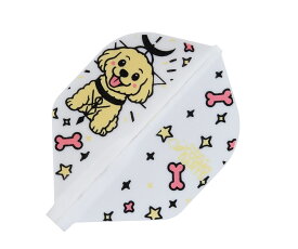 【メール便OK】ダーツ フライト【フィット】テリー・タンモデル ロケット ホワイト