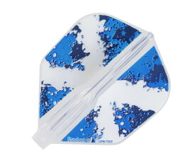 【メール便OK】ダーツ フライト【フィットフライトエアー】ロス・モンゴメリーモデル シェイプ クリア