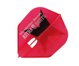 【メール便OK】ダーツ フライト【エルフライト×ダイナスティー】PRO ASTRA STAR シェイプ レッド