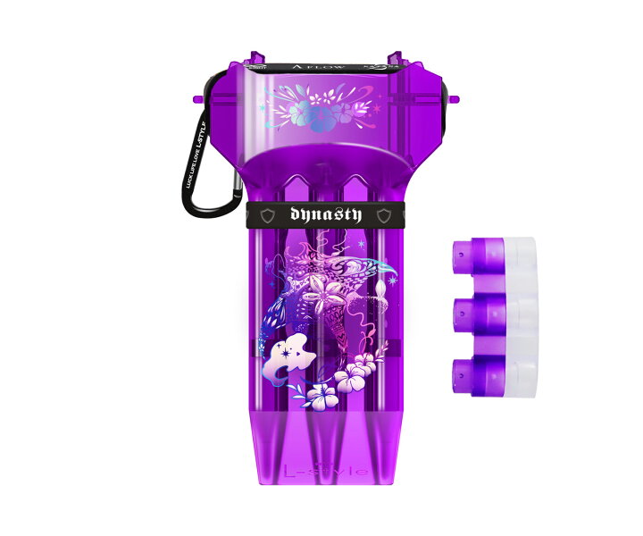 楽天市場】ダーツケース【エルスタイル×ダイナスティー】クリスタル ワン 武山郁子モデル ver.2 パープル : エスダーツ 楽天市場店 【TARGET】ダーツセット ＊ エルスタイル ダーツケース ピンク 限定モデル