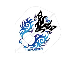 【メール便OK】ダーツ フライト【エルフライト×ダイナスティー】PRO 高梨明日果モデル ver.1 シェイプ ホワイト