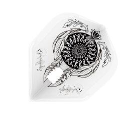 【メール便OK】ダーツ フライト【エルフライト×ダイナスティー】PRO 久保田將裕モデル ver.1 Kubota シェイプ クリアホワイト