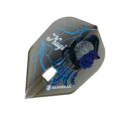 【メール便OK】ダーツ フライト【エルフライト×サングリアル】PRO 溝口渚モデル ver.1 シェイプ MIX