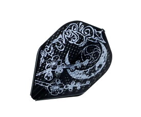 【メール便OK】ダーツ フライト【エルフライト×ユニコーン】EZ 一宮弘人モデル ver.1A ディンプル スタンダード ブラック