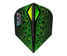 【メール便OK】ダーツ フライト【ハローズ】シリカ カラーシフト エックス フライト グリーン 5141