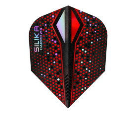 【メール便OK】ダーツ フライト【ハローズ】シリカ カラーシフト エックス フライト レッド 5142