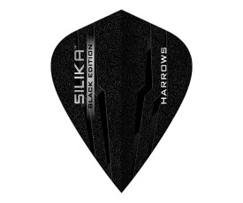 【メール便OK】ダーツ フライト【ハローズ】シリカ ブラックエディション フライト カイト 5184