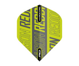 【メール便OK】ダーツ フライト【レッドドラゴン】ハードコア XT グリーン&ブラック プリント TF6504