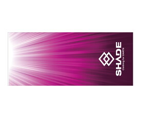 【メール便OK】ダーツ雑貨【シェード】シェード フェイスタオル 2024 パープル