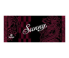 【メール便OK】ダーツ雑貨【シェード】シェードプレイヤー フェイスタオル 2025 龍波光彦