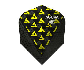 【メール便OK】ダーツ フライト【ターゲット】ヴィジョン ウルトラ ゴースト シェイプ AGORA イエロー 332520