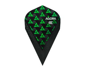 【メール便OK】ダーツ フライト【ターゲット】ヴィジョン ウルトラ ゴースト ヴェイパー AGORA グリーン 332510