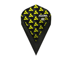 【メール便OK】ダーツ フライト【ターゲット】ヴィジョン ウルトラ ゴースト ヴェイパー AGORA イエロー 332550